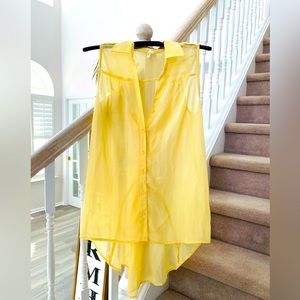 High/Low sheer blouse